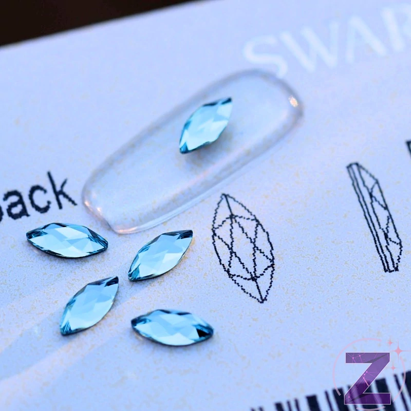 swarovski formakő marquise aquamarine