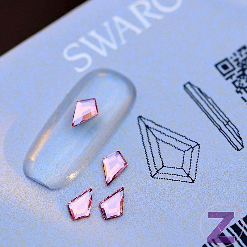 swarovski formakő kite light rose