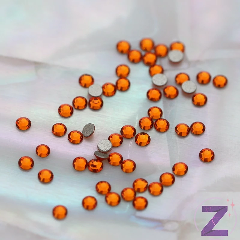 swarovski strasszkő ss5 méretben tangerine színben