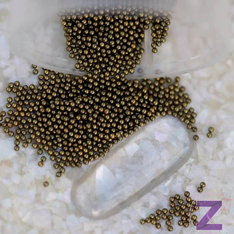 fém szórógyöngy rusztikus bronz színben 1.0mm átmérővel
