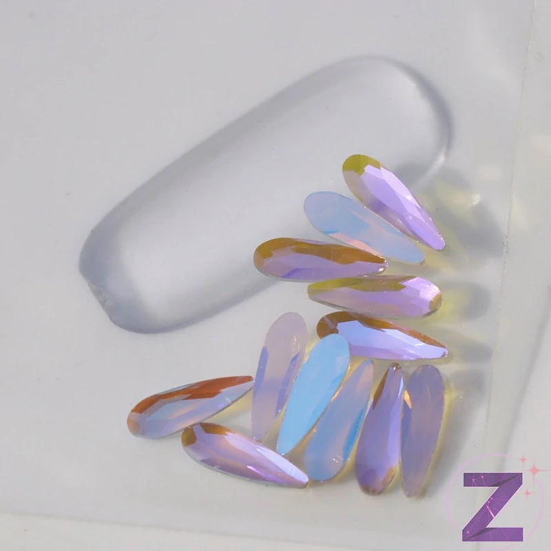 csepp alakú formakő purple ice színben