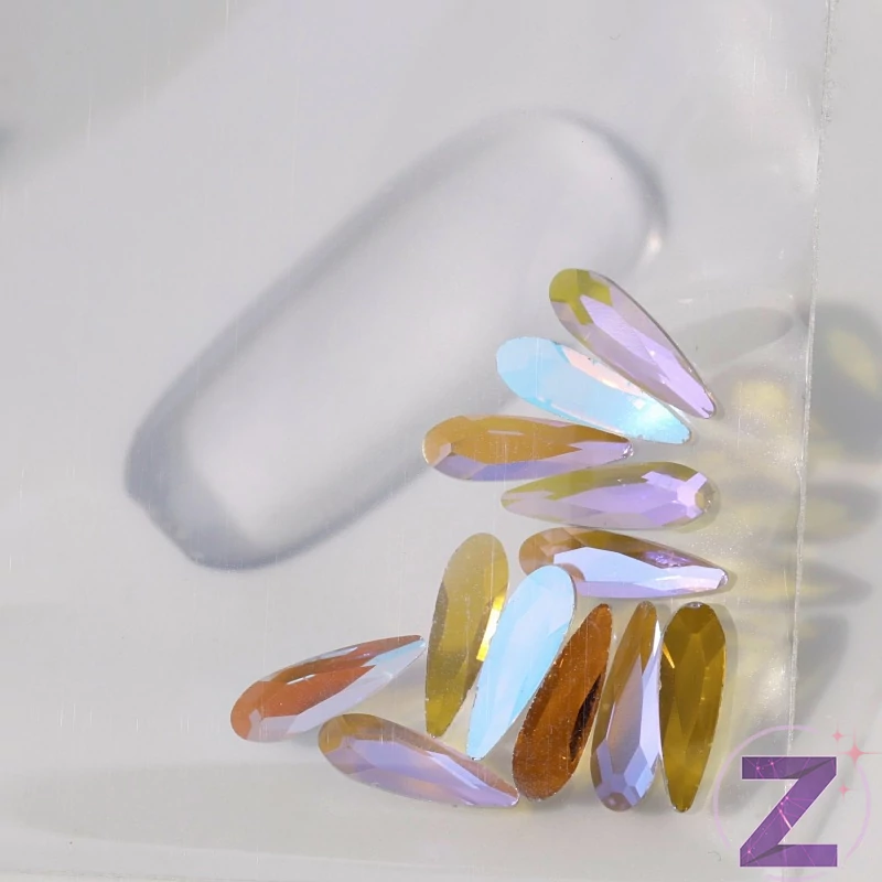 csepp alakú formakő purple ice színben