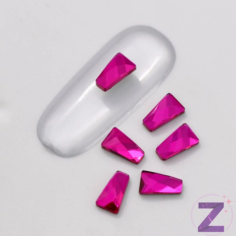 strassz formakő deep pink színben