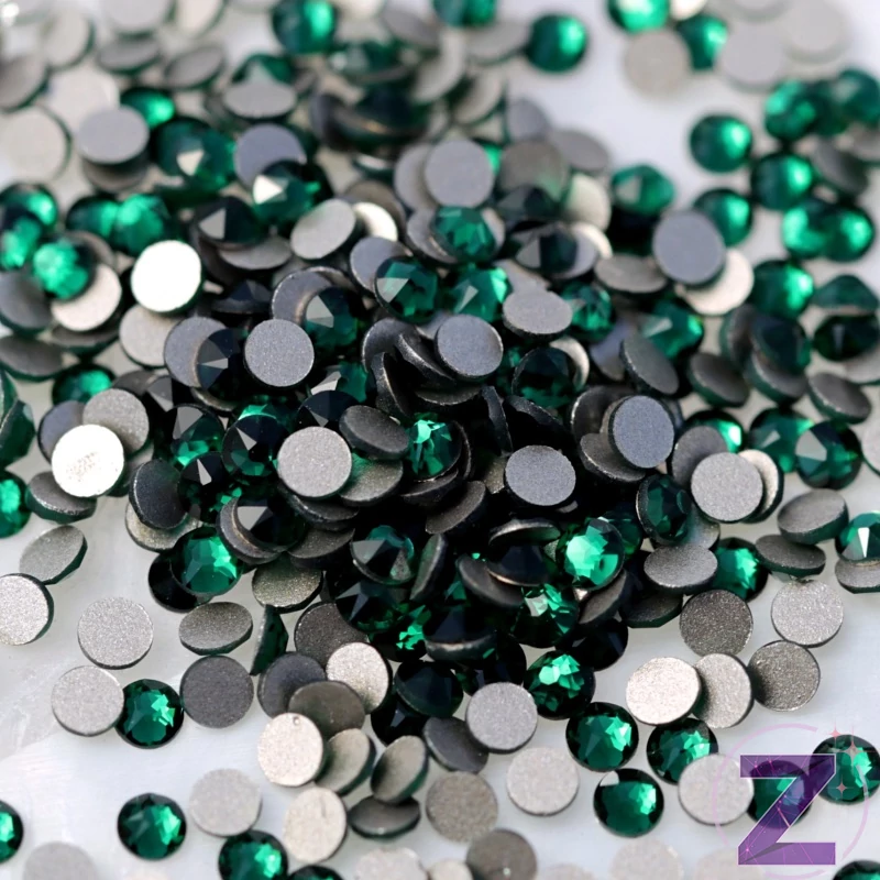 zodiac strasszkő ss6 emerald kristály