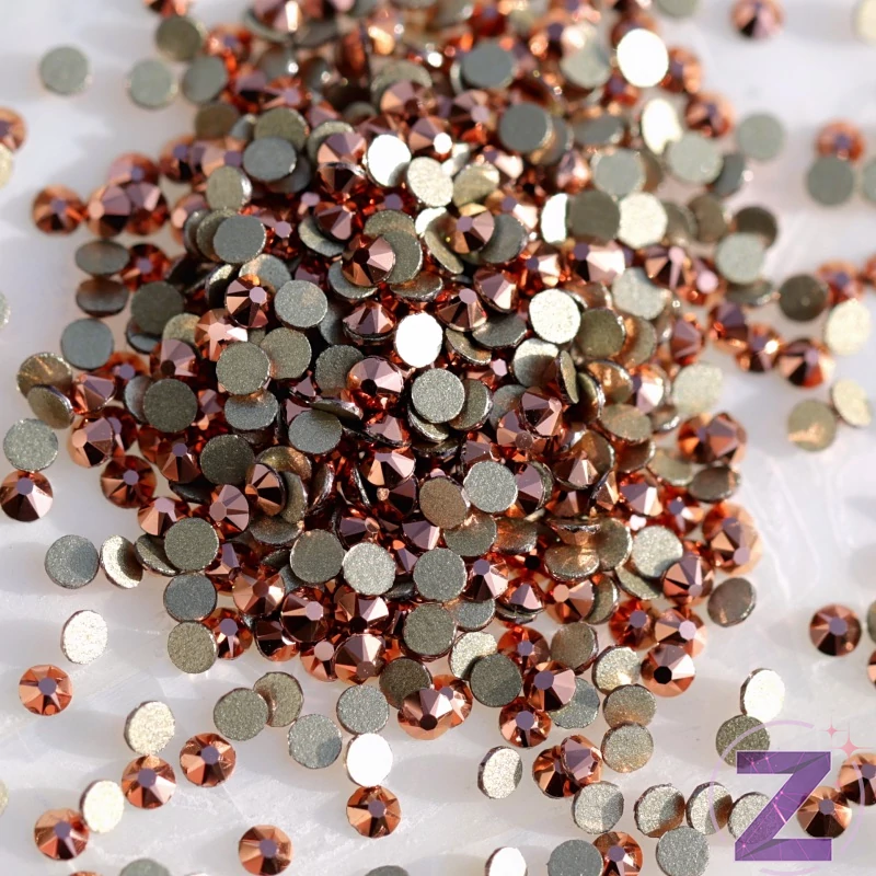 zodiac strasszkő ss6 méretben rose gold színben