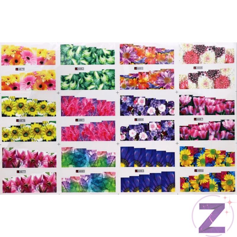 Vizes körömmatricák 25*16cm