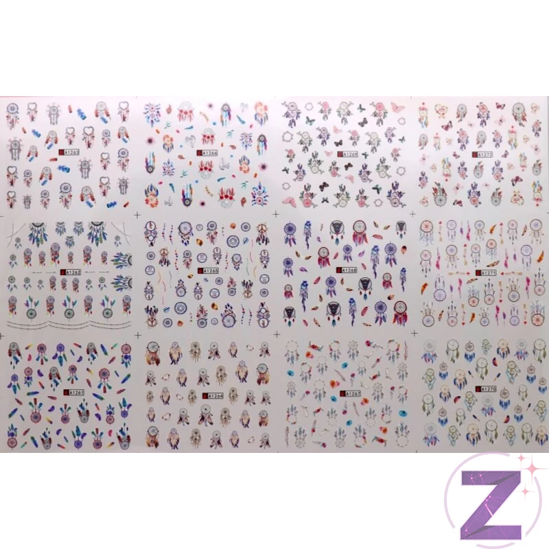 Vizes körömmatricák 25*16cm