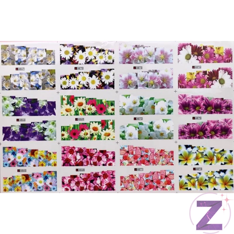 Vizes körömmatrica 25*16cm