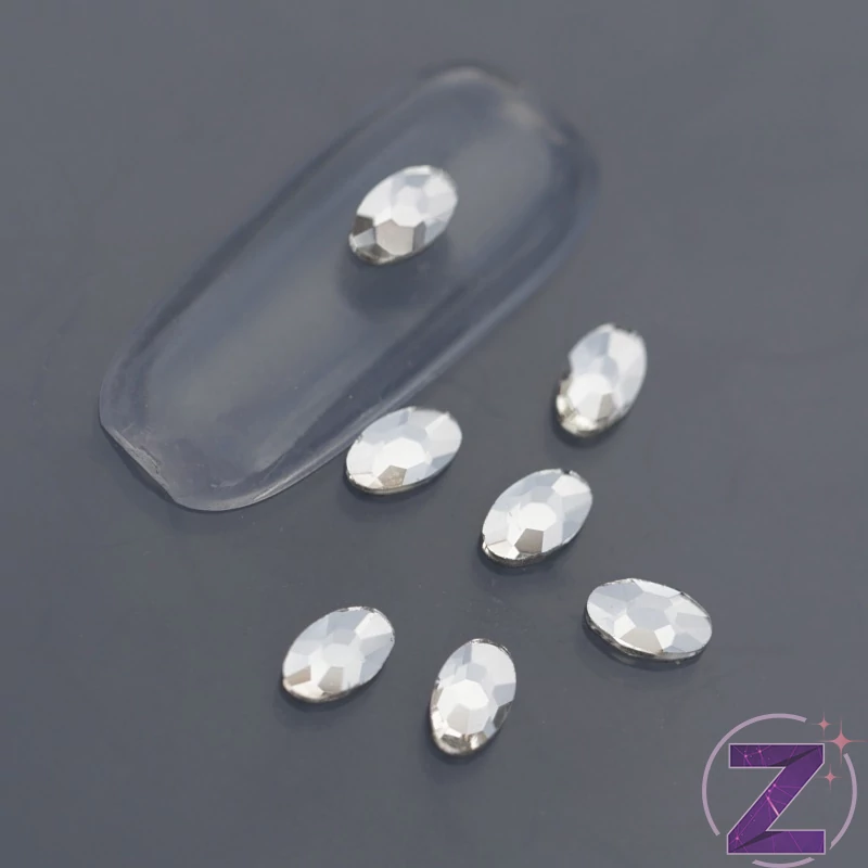 strassz formakő mini ovális crystal