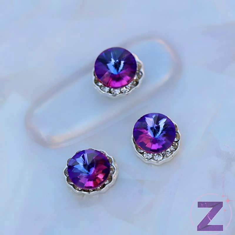 zodiac körömékszer meridian blue kővel