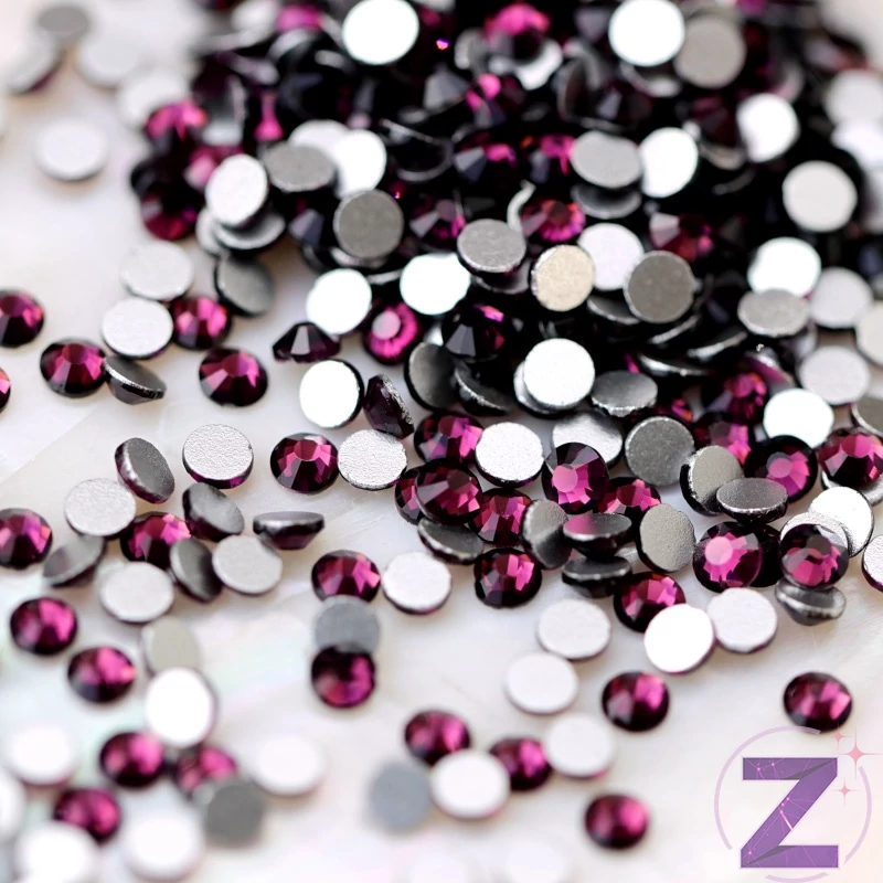 zodiac strasszkő ss2 amethyst színben