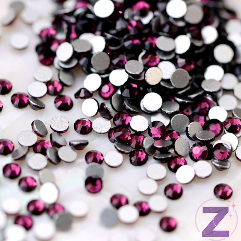 zodiac strasszkő ss3 amethyst színben