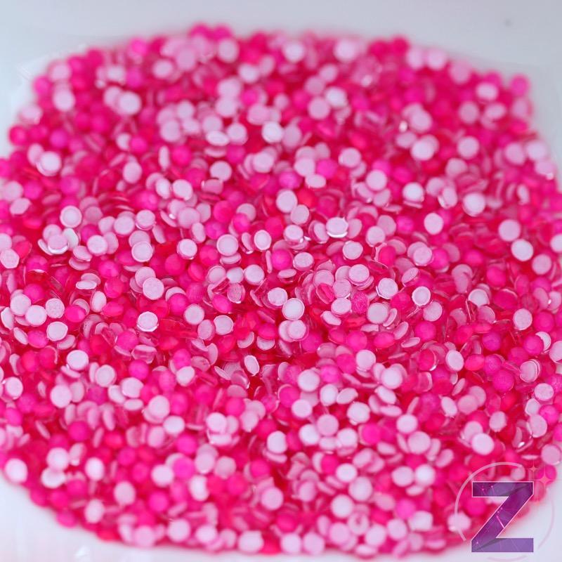 zodiac strasszkő ss6 méretben neon pink színben