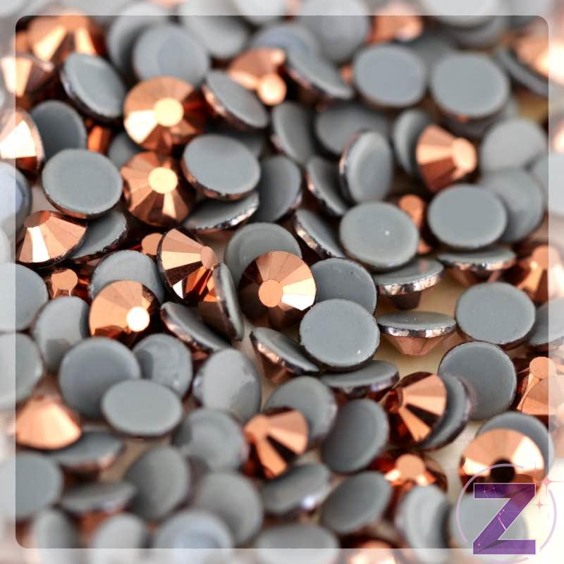 vasalható strasszkő ss20 méretben rosegold színben