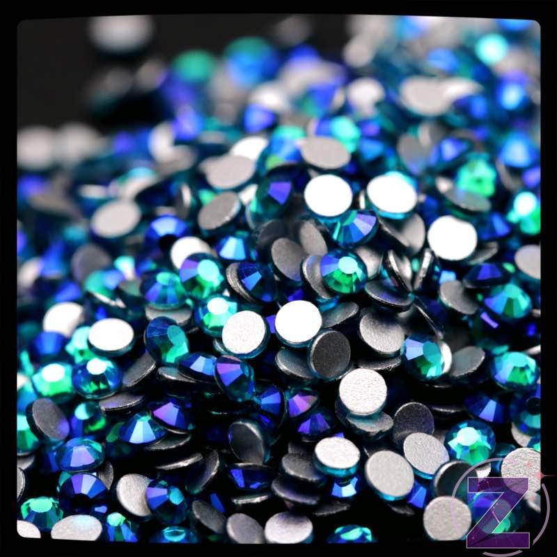 zodiac strasszkő ss3 méretben zircon blue ab színben