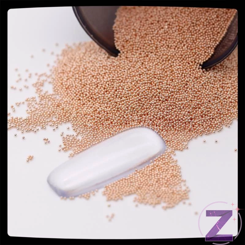 fém szórógyöngy rose gold színben 0.4mm átmérővel